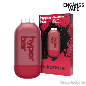 Hyper Bar ZERO Mesh | Cranberry Grape | Engångs Vape | 0mg | 14ml