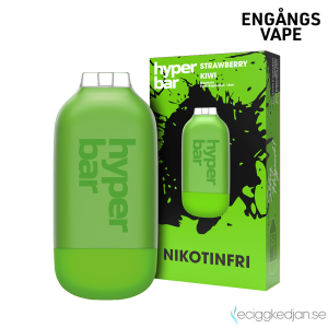 Hyper Bar ZERO Mesh | Strawberry Kiwi | Engångs Vape | 0mg | 14ml