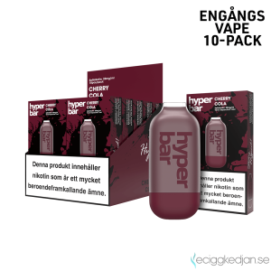 Hyper Bar Mesh | Cherry Cola | Engångs Vape | 20mg | 10pack