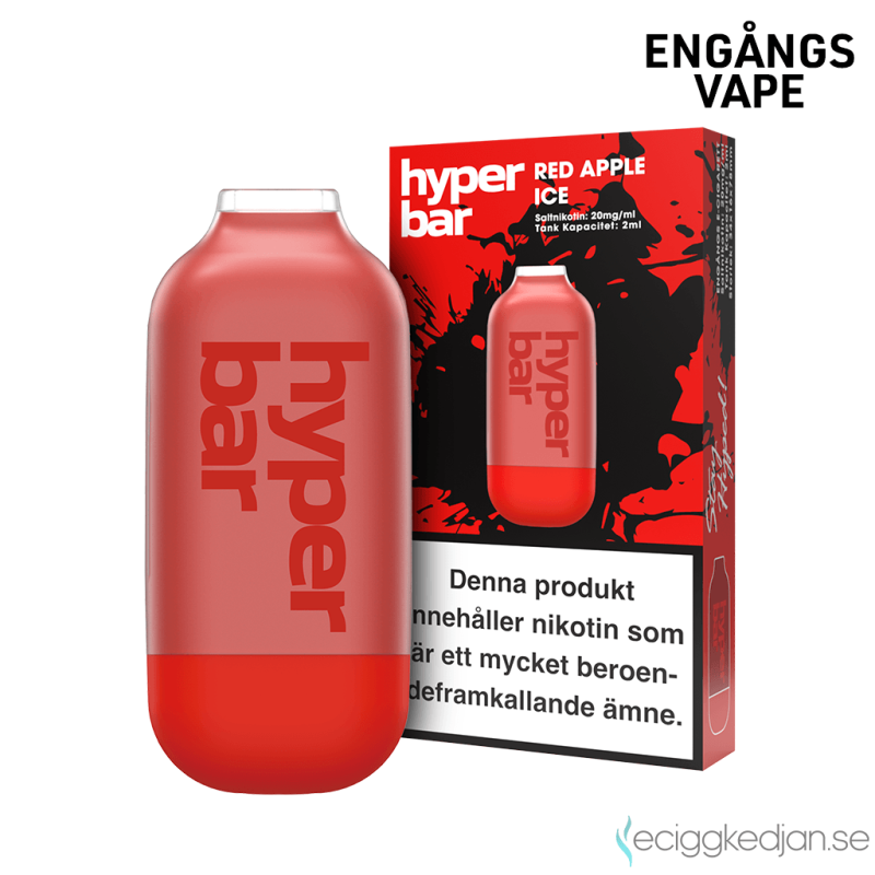 Hyper Bar Mesh | Red Apple Ice Engångs Vape 20mg