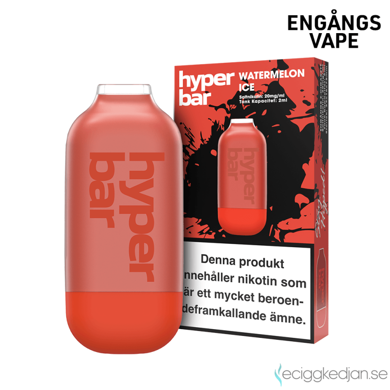 Hyper Bar Mesh | Watermelon Ice Engångs Vape 20mg
