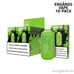 Hyper Bar Mesh | Yummy Candy | Engångs Vape | 20mg | 10pack