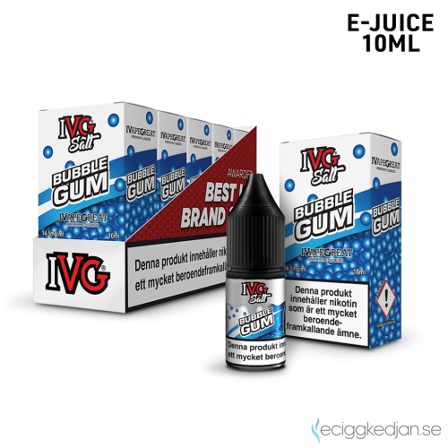 IVG Salts - Bubblegum | 14.5mg | 10ml E-juice