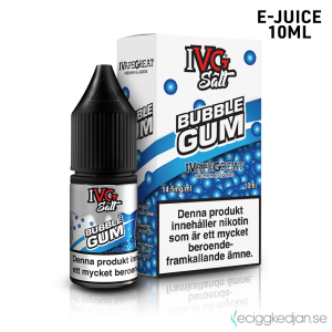 IVG Salts | Bubblegum | 10ml E-Juice | 14.5mg Saltnikotin