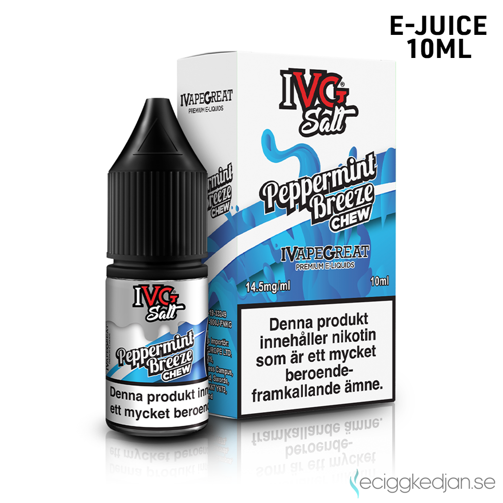 IVG Salts | Peppermint Breeze Chew | 10ml E-Juice | 14.5mg Saltnikotin