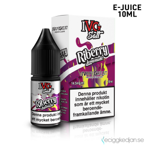 IVG Salts | Riberry Lemonade | 10ml E-Juice | 14.5mg Saltnikotin