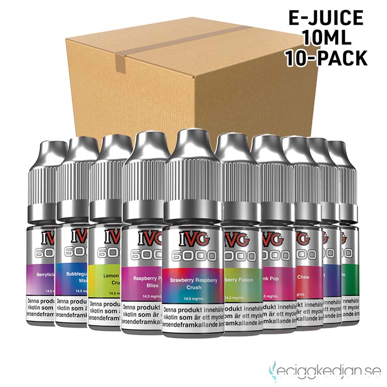 IVG 6000 14,5mg Nikotinsalt | Komplett Pack | 10*1