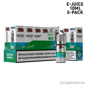 IVG 6000 | Arctic Apple | 10ml E-Juice | 14.5mg Saltnikotin | 5pack
