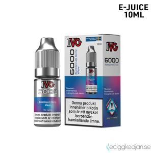 IVG 6000 | Bubblegum Berry Wave | 10ml E-Juice | 14.5mg Saltnikotin