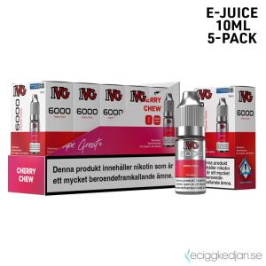 IVG 6000 | Cherry Chew | 10ml E-Juice | 14.5mg Saltnikotin | 5pack