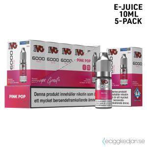 IVG 6000 | Pink Pop | 10ml E-Juice | 14.5mg Saltnikotin | 5pack