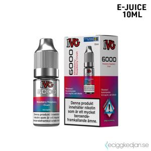 IVG 6000 | Strawberry Raspberry Crush | 10ml E-Juice | 14.5mg Saltnikotin