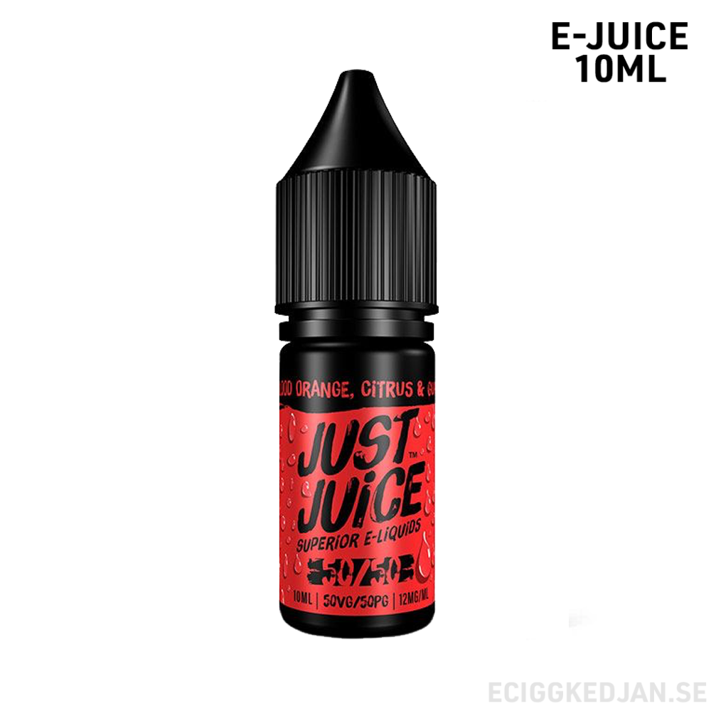 Just Juice | Blood Orange Citrus & Guava | 10ml E-Juice | 12mg Nikotin