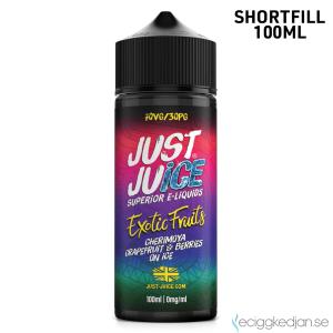 Just Juice Exotic Fruits | Cheriomoya Grapefruit & Berries Super Ice | 100ml Shortfill