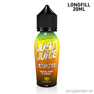 Just Juice Exotic Fruits | Pineapple Papaya Coconut | MTL | 20ml LONG FILL