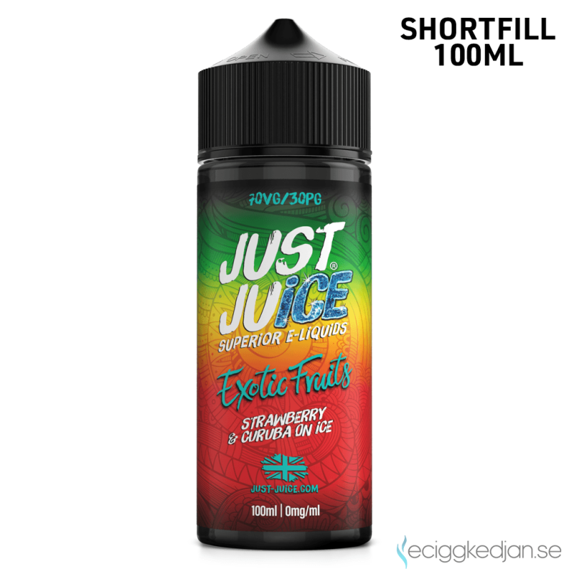 Just Juice Iconic | Strawberry & Curuba Super Ice 100ml Shortfill