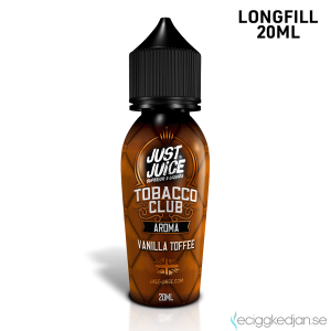 Just Juice Tobacco Club | Vanilla Toffee | MTL | 20ml LONG FILL
