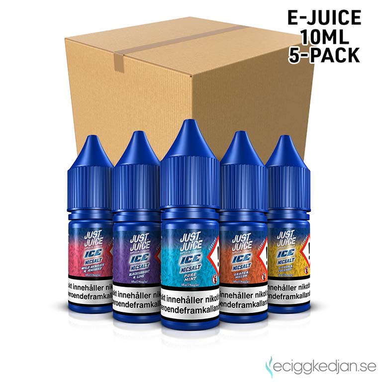 Just Juice ICE 14mg Nikotinsalt | Komplett Pack | 5*1