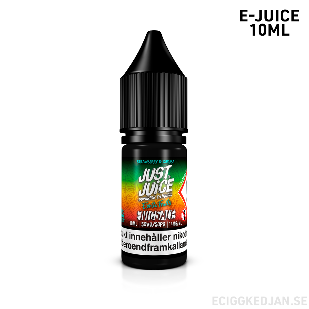 Just Juice | Strawberry & Curuba | 10ml E-Juice | 14mg Saltnikotin