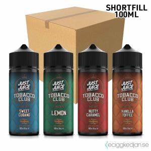 Just Juice Tobacco Club  | Komplett Pack | 4st*Shortfill 100ml