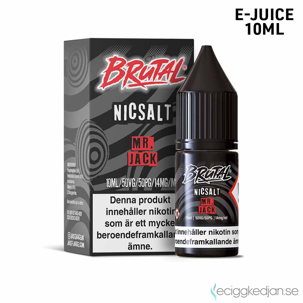 Just Juice Brutal | Mr Jack | 10ml E-Juice | 14mg Saltnikotin