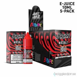 Just Juice Brutal | Red Black | 10ml E-Juice | 14mg Saltnikotin | 5pack