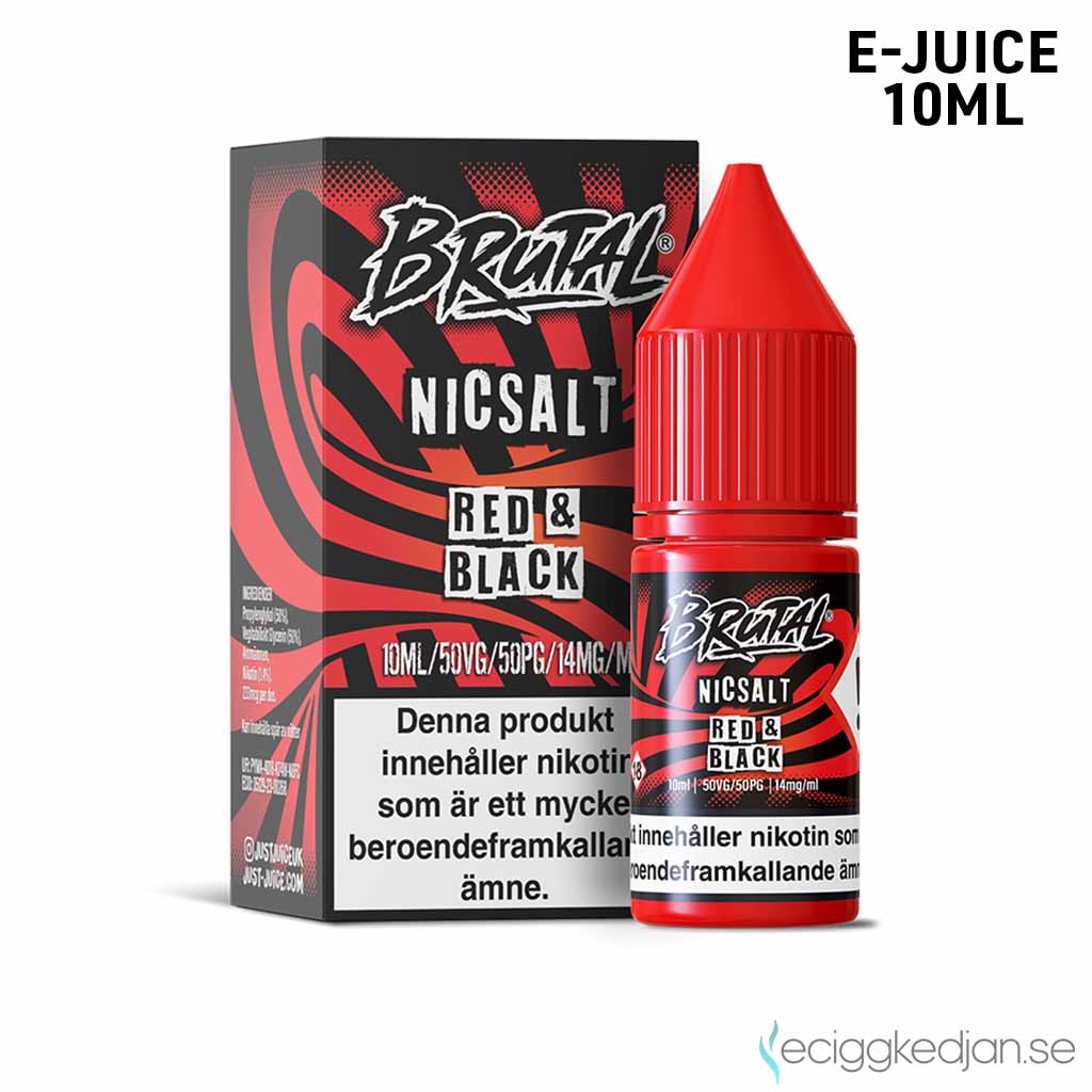 Just Juice Brutal | Red Black | 10ml E-Juice | 14mg Saltnikotin