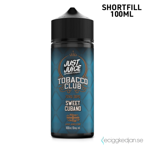 Just Juice Tobacco Club | Sweet Cubano | 100ml Shortfill