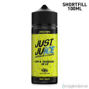 Just Juice Iconic | Kiwi & Cranberry on Ice | 100ml Shortfill