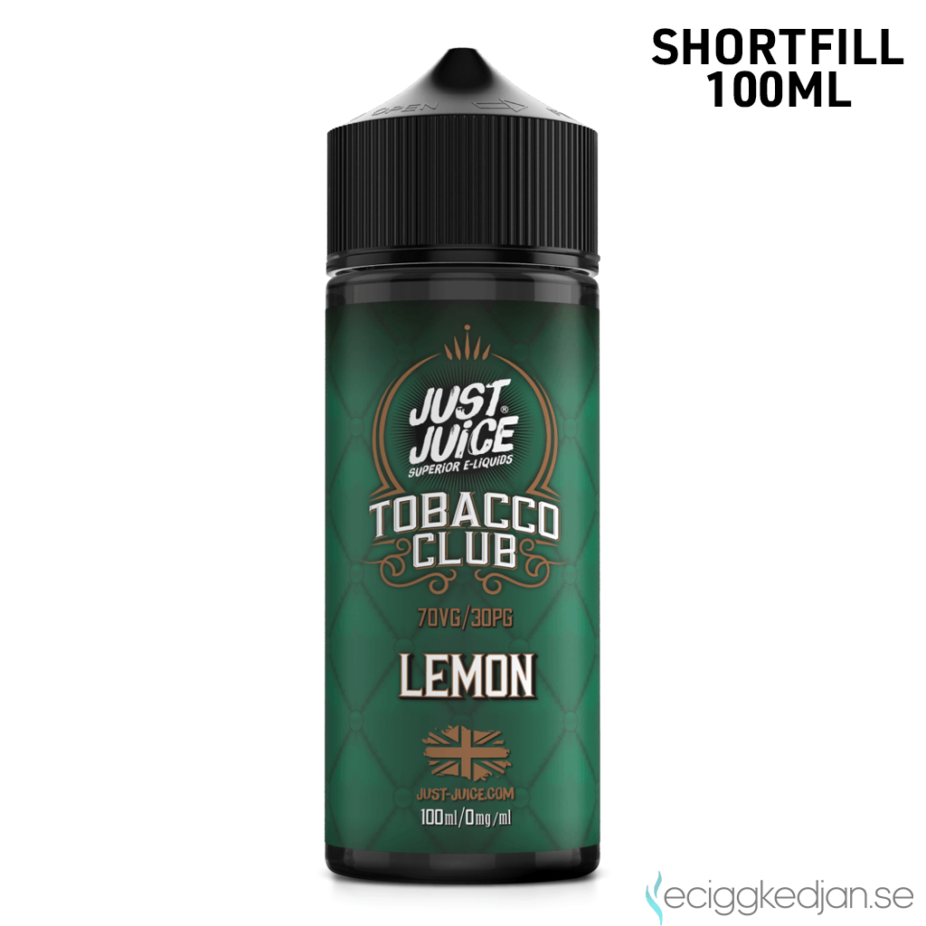 Just Juice Tobacco Club | Lemon | 100ml Shortfill