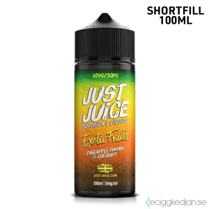 Just Juice Exotic Fruits | Pineapple Papaya & Coconut | 100ml Shortfill