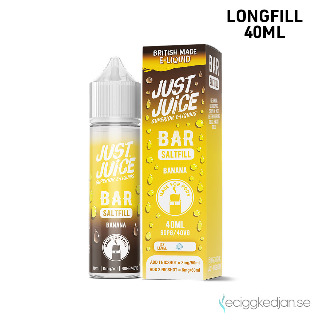 Just Juice Bar | Banana | 40ml LONGFILL