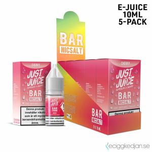 Just Juice Bar | Cherry | 10ml E-Juice | 14mg Saltnikotin | 5pack