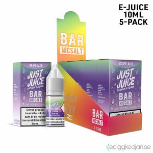 Just Juice Bar | Grape Aloe | 10ml E-Juice | 14mg Saltnikotin | 5pack