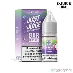 Just Juice Bar | Grape Aloe | 10ml E-Juice | 14mg Saltnikotin