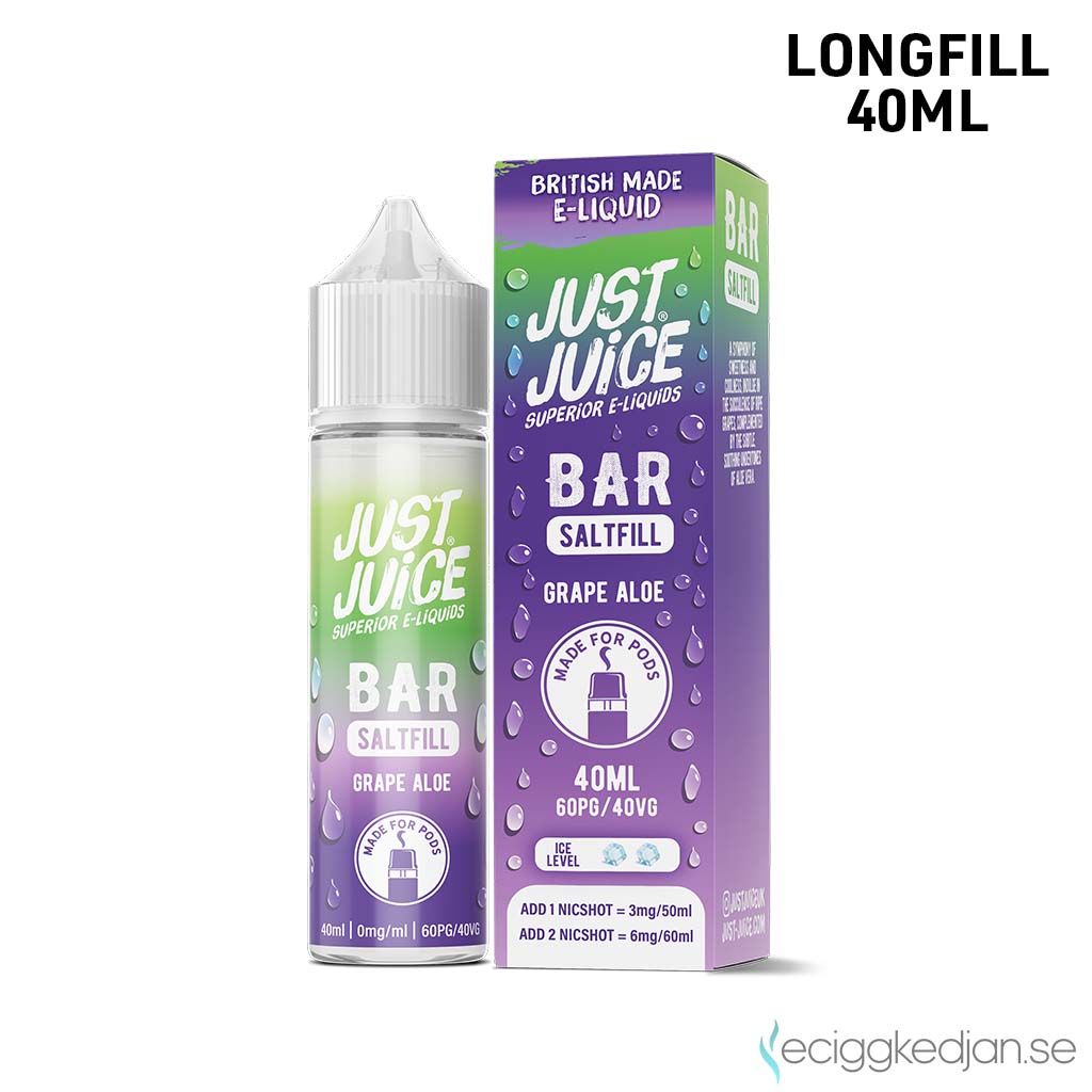 Just Juice Bar | Grape Aloe | 40ml LONGFILL