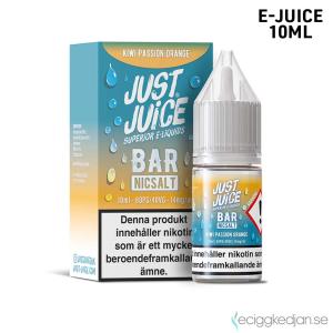 Just Juice Bar | Kiwi Passion Orange | 10ml E-Juice | 14mg Saltnikotin