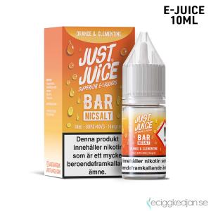 Just Juice Bar | Orange Clementine | 10ml E-Juice | 14mg Saltnikotin