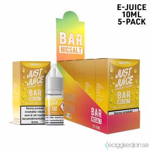 Just Juice Bar | Pineapple | 10ml E-Juice | 14mg Saltnikotin | 5pack