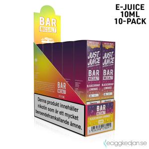 Just Juice Bar | Blackcurrant Lemonade | 10ml E-Juice | 14mg Saltnikotin | 10pack