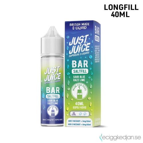 Just Juice Bar | Sour Blue Razz Lime | 40ml Longfill