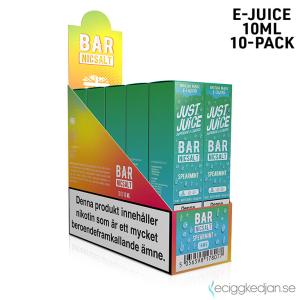 Just Juice Bar | Spearmint | 10ml E-Juice | 14mg Saltnikotin | 10pack