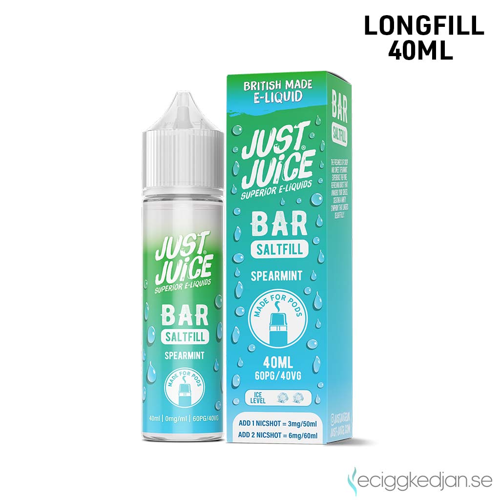 Just Juice Bar | Spearmint | 40ml Longfill