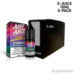 Just Juice Exotic Fruits| Cherimoya Grapefruit & Berries | 10ml E-Juice | 14mg Saltnikotin | 5pack