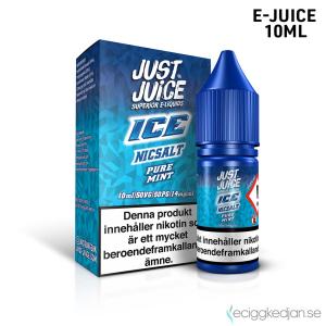 Just Juice Ice | Pure Mint | 10ml E-Juice | 14mg Saltnikotin