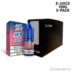 Just Juice Ice | Wild Berries and Aniseed | 10ml E-Juice | 14mg Saltnikotin | 5pack