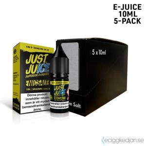 Just Juice Iconic | Kiwi & Cranberry on Ice | 10ml E-Juice | 14mg Saltnikotin | 5pack