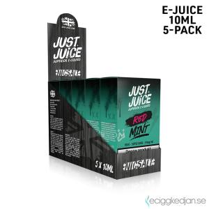 Just Juice Mint | Red Mint | 10ml E-Juice | 14mg Saltnikotin | 5pack