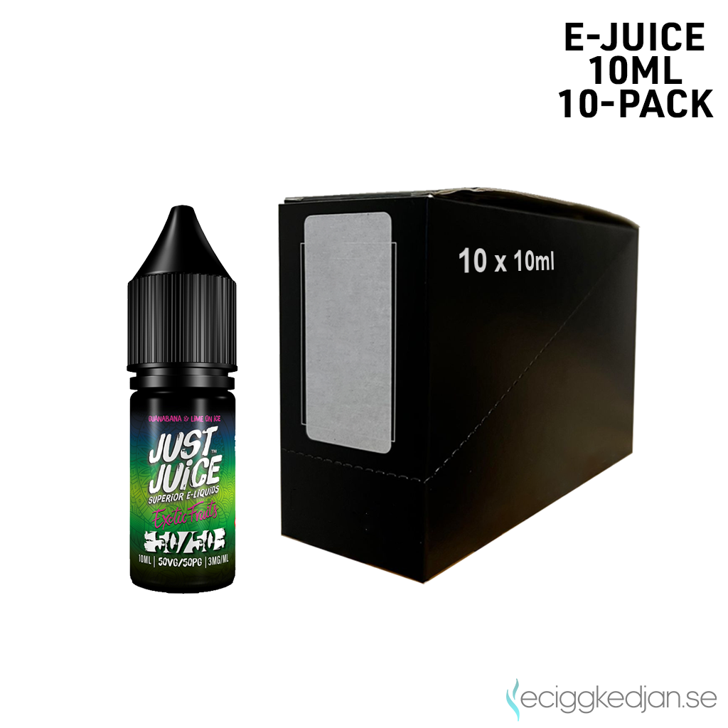 Just Juice | Guanabana & Lime on Ice | 10ml E-Juice | 6mg Nikotin | 10pack