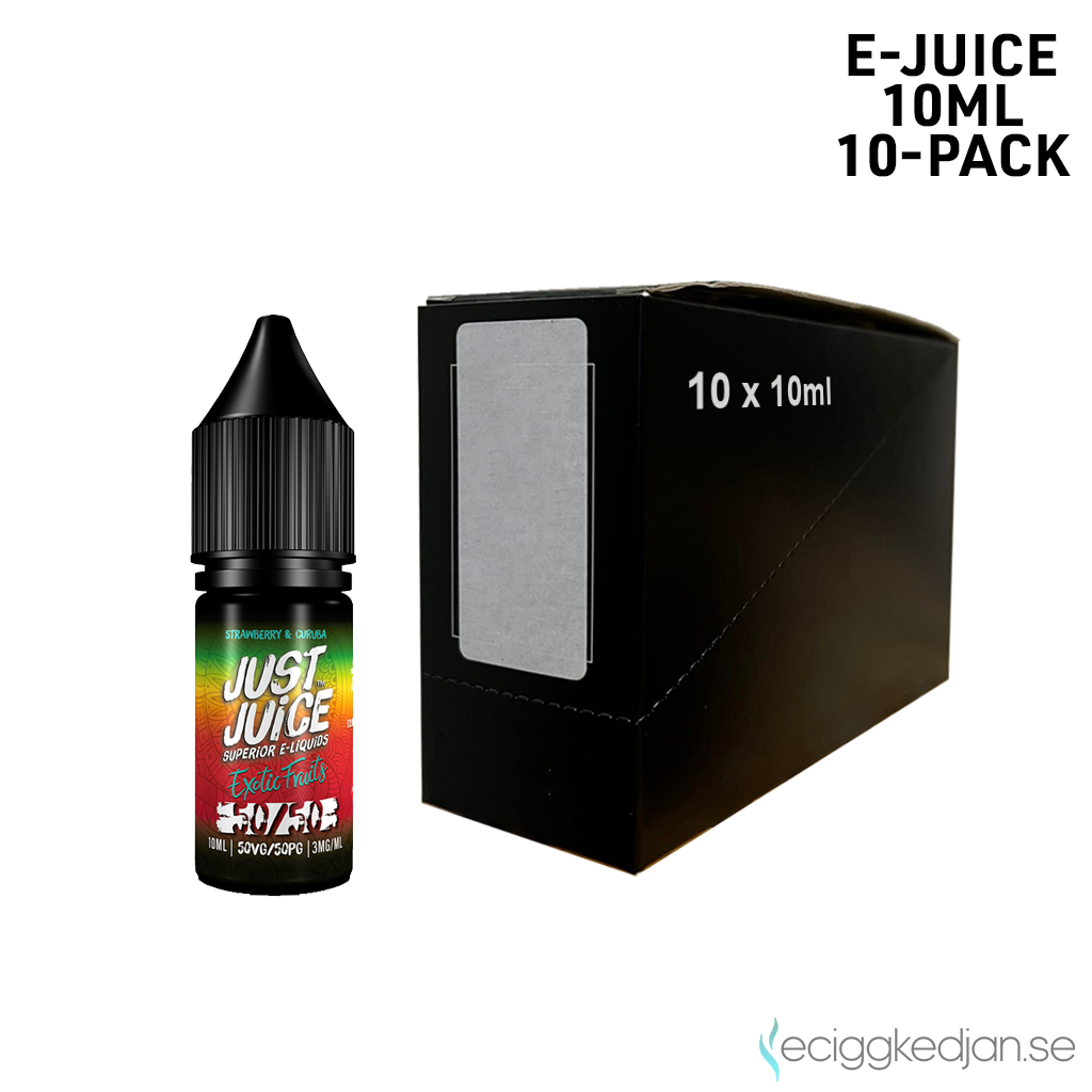 Just Juice | Strawberry & Curuba | 10ml E-Juice | 6mg Nikotin | 10pack